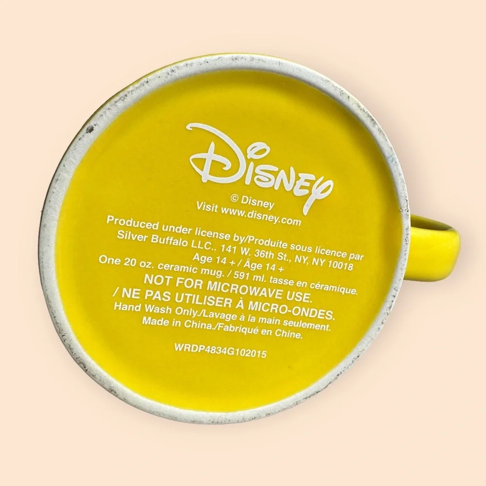 Disney Beauty And The Beast Belle Mug 20 oz Glitter Detail Castle - Picture 7 of 7